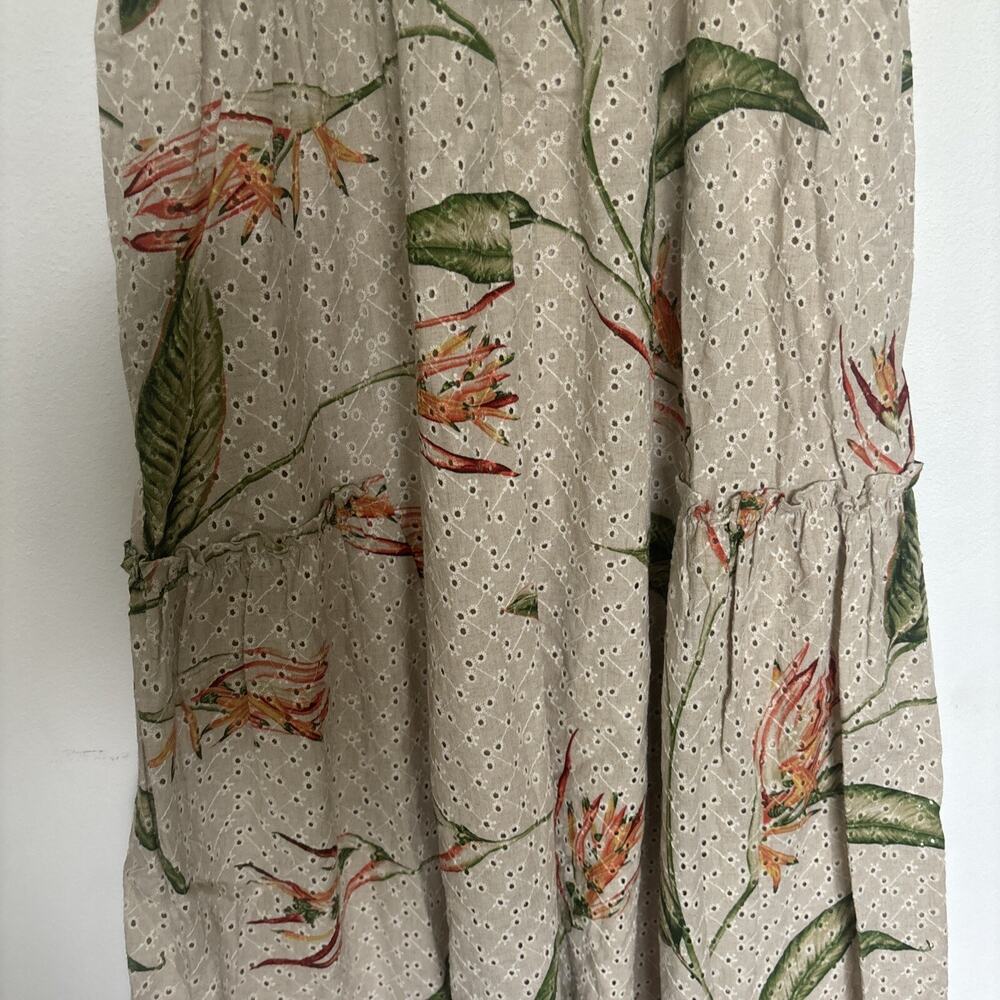BCBG Max AZRIA Dress Tropical Fully Lined Sz: 4 - Picture 6 of 6